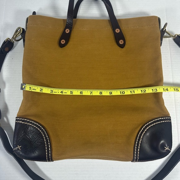 Ralph Lauren Double RL Tan and Black Shoulder Bag - Picture 14 of 16